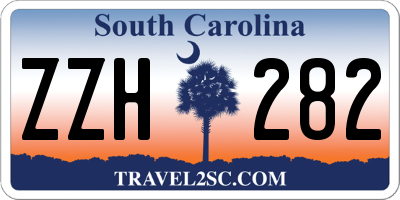 SC license plate ZZH282