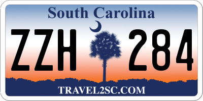 SC license plate ZZH284
