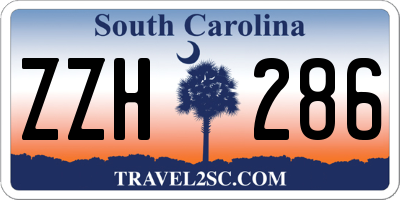 SC license plate ZZH286