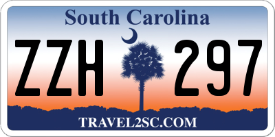 SC license plate ZZH297