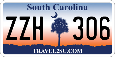 SC license plate ZZH306