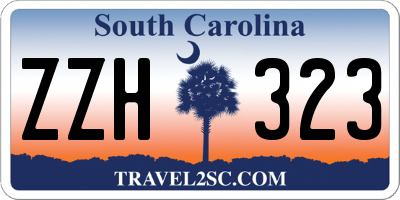SC license plate ZZH323