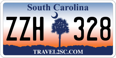 SC license plate ZZH328