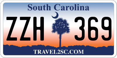 SC license plate ZZH369