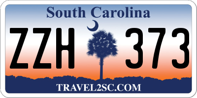 SC license plate ZZH373