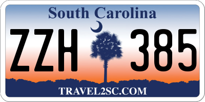 SC license plate ZZH385