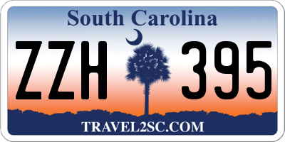SC license plate ZZH395