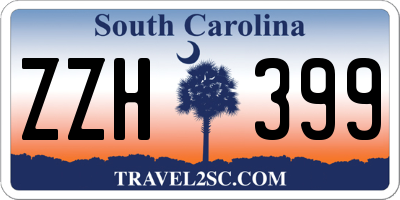 SC license plate ZZH399