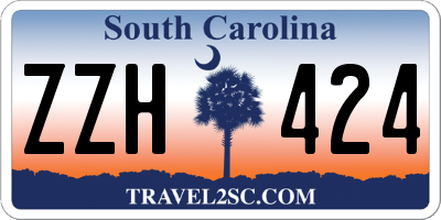 SC license plate ZZH424