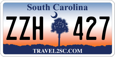 SC license plate ZZH427