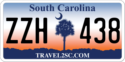 SC license plate ZZH438