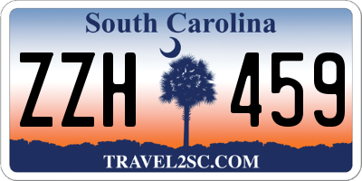 SC license plate ZZH459