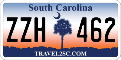 SC license plate ZZH462