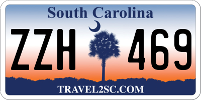 SC license plate ZZH469