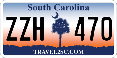 SC license plate ZZH470