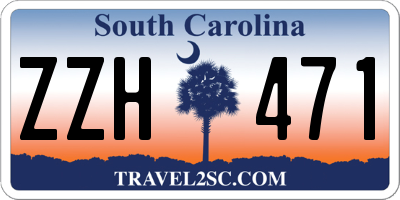 SC license plate ZZH471