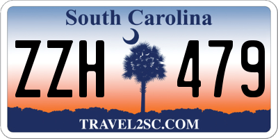 SC license plate ZZH479