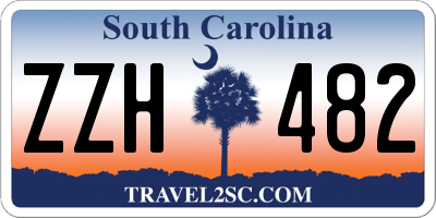 SC license plate ZZH482
