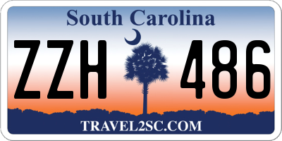 SC license plate ZZH486