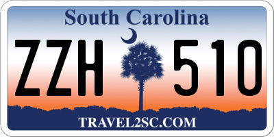 SC license plate ZZH510