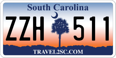 SC license plate ZZH511