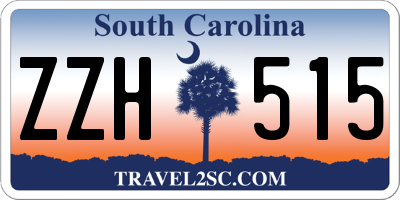 SC license plate ZZH515