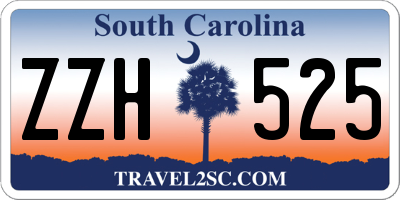 SC license plate ZZH525