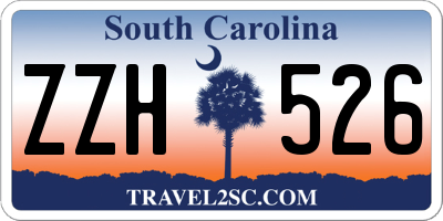 SC license plate ZZH526