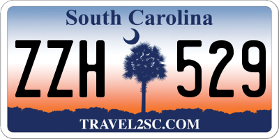 SC license plate ZZH529
