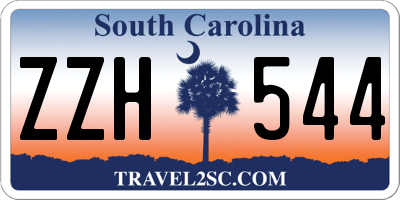 SC license plate ZZH544