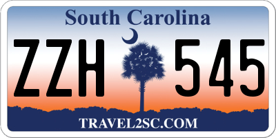 SC license plate ZZH545