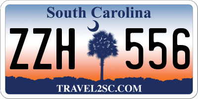 SC license plate ZZH556