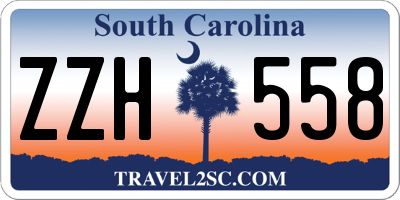 SC license plate ZZH558