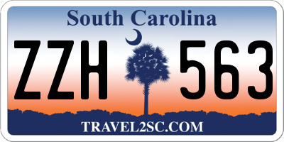 SC license plate ZZH563