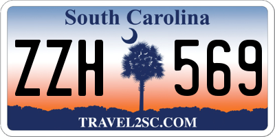 SC license plate ZZH569