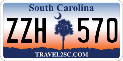 SC license plate ZZH570