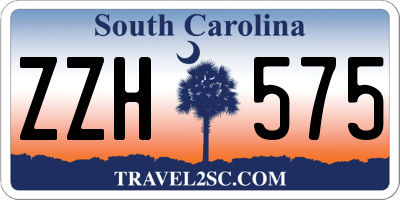 SC license plate ZZH575