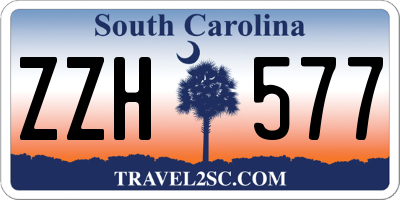 SC license plate ZZH577
