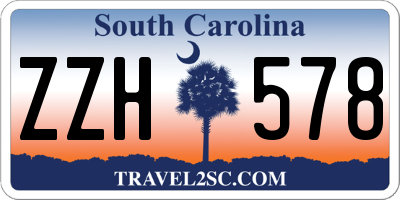 SC license plate ZZH578