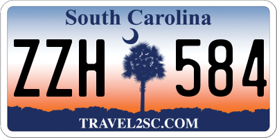 SC license plate ZZH584