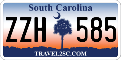 SC license plate ZZH585