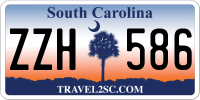 SC license plate ZZH586