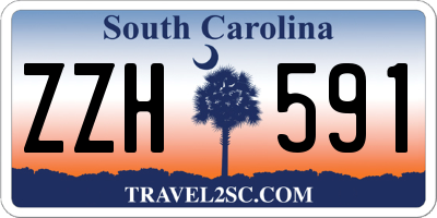 SC license plate ZZH591