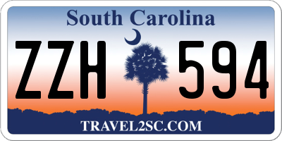 SC license plate ZZH594