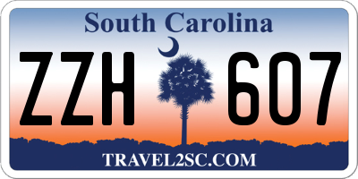 SC license plate ZZH607