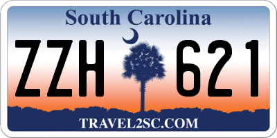 SC license plate ZZH621