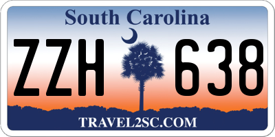 SC license plate ZZH638