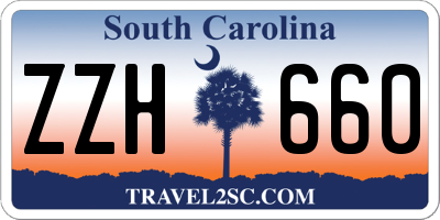 SC license plate ZZH660