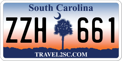 SC license plate ZZH661