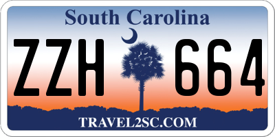 SC license plate ZZH664